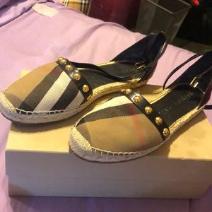 BURBERRY  CHECK ESPADRILLE